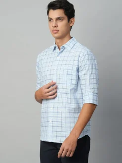 Women Cottonworld Checkered | Checkered^Men's Cotton Regular Fit Checked Shirt