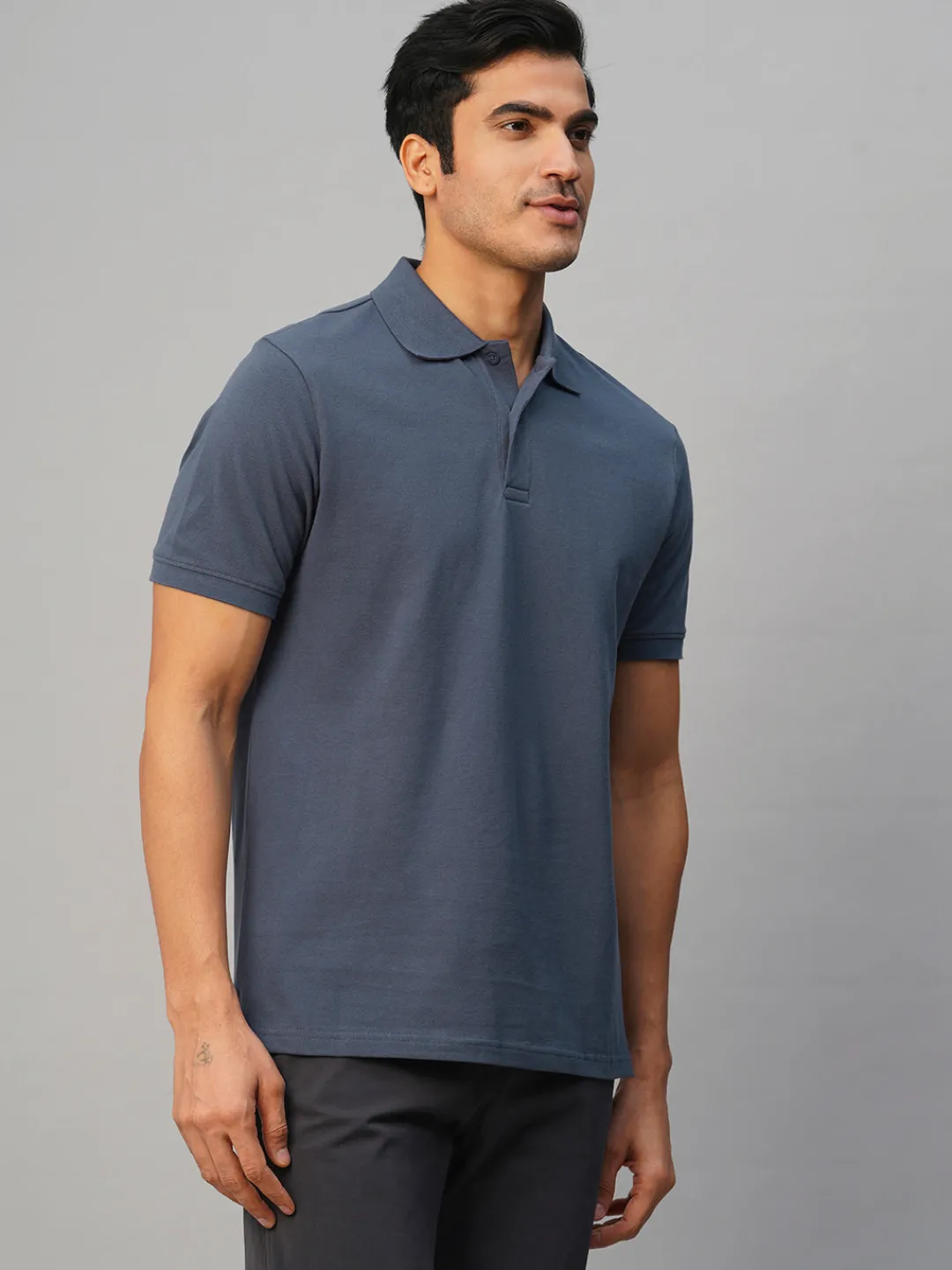 Cottonworld Regular Fit | Polo^Men's Cotton Regular Fit Tshirt