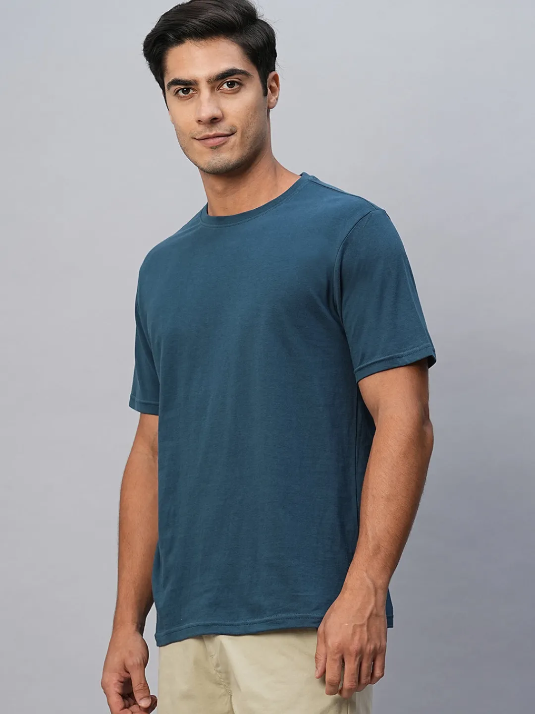 Cottonworld Regular Fit | Basic^Men's Cotton Regular Fit Tshirt