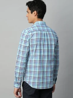 Women Cottonworld Checkered | Checkered^Men's Cotton Regular Fit Checked Shirt