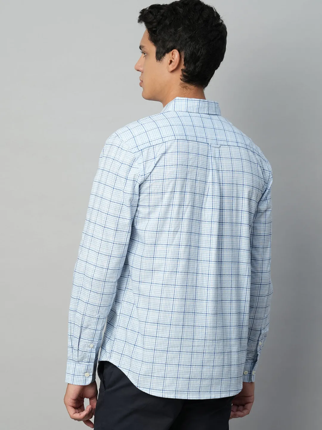 Women Cottonworld Checkered | Checkered^Men's Cotton Regular Fit Checked Shirt