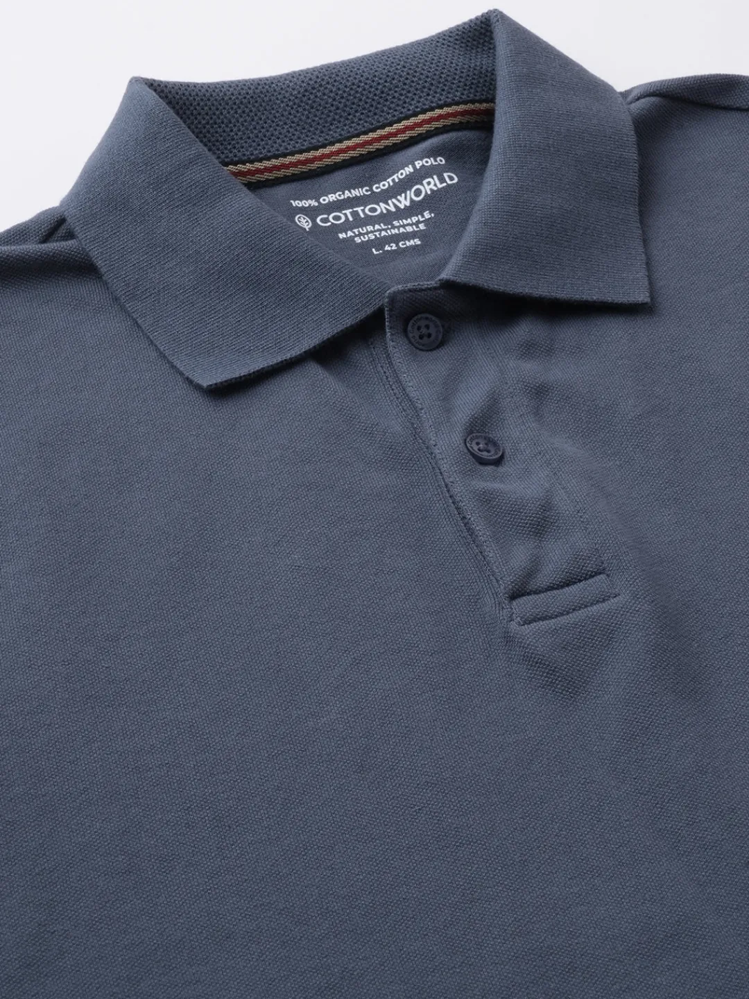 Cottonworld Regular Fit | Polo^Men's Cotton Regular Fit Tshirt