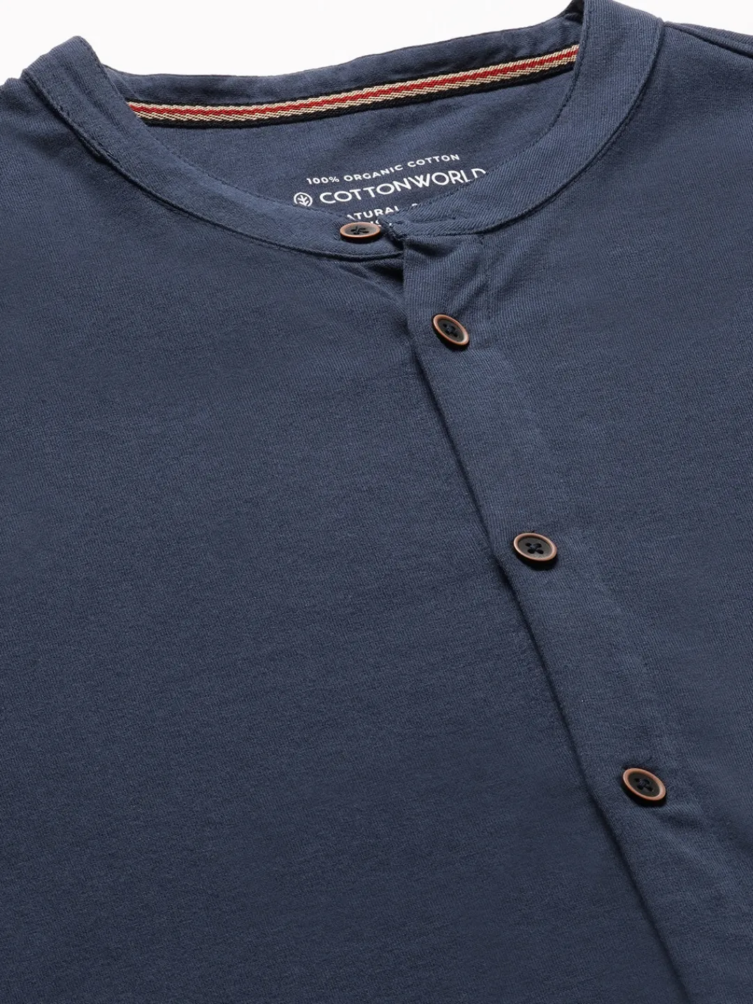 Cottonworld Regular Fit^Men's Cotton Regular Fit Tshirt