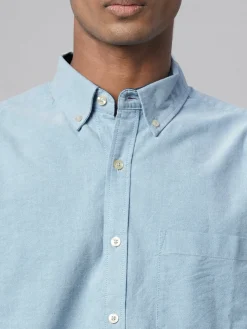 Women Cottonworld Solid | Solid^Men's Oxford 100% Cotton Regular Fit Shirt