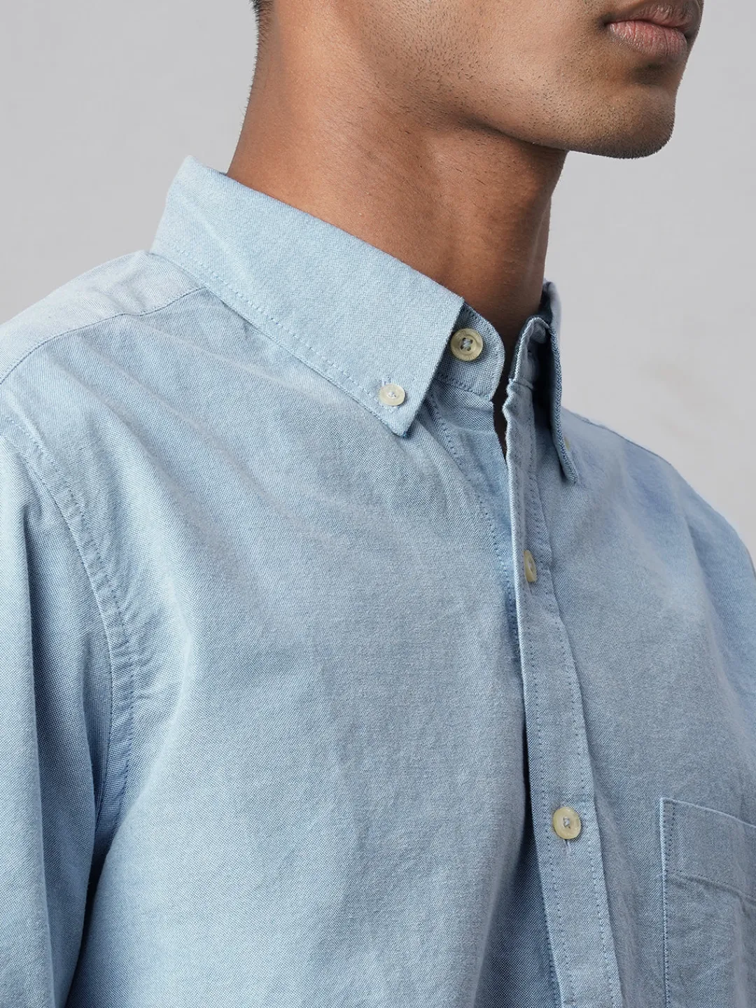 Women Cottonworld Solid | Solid^Men's Oxford 100% Cotton Regular Fit Shirt