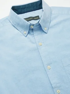 Women Cottonworld Solid | Solid^Men's Oxford 100% Cotton Regular Fit Shirt