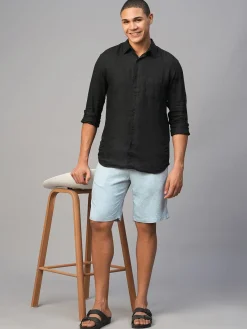 Cottonworld Clearance Mens Shorts^Men's Viscose Linen Regular Fit Shorts