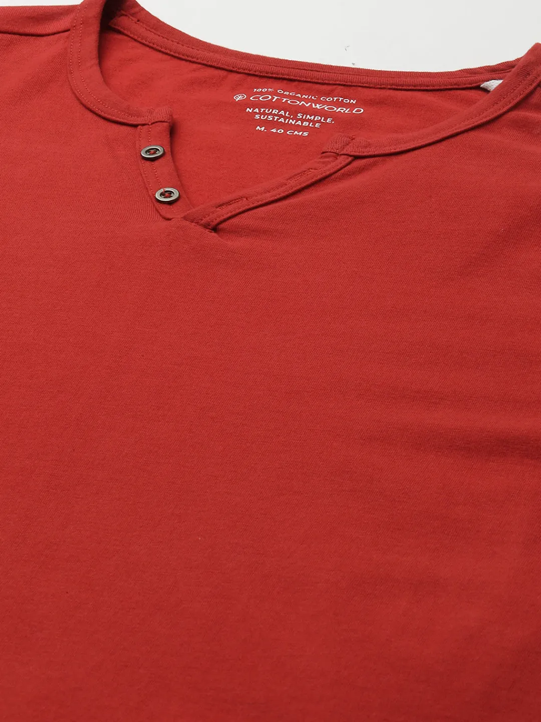 Cottonworld Regular Fit^Men's Cotton Regular Fit Tshirts