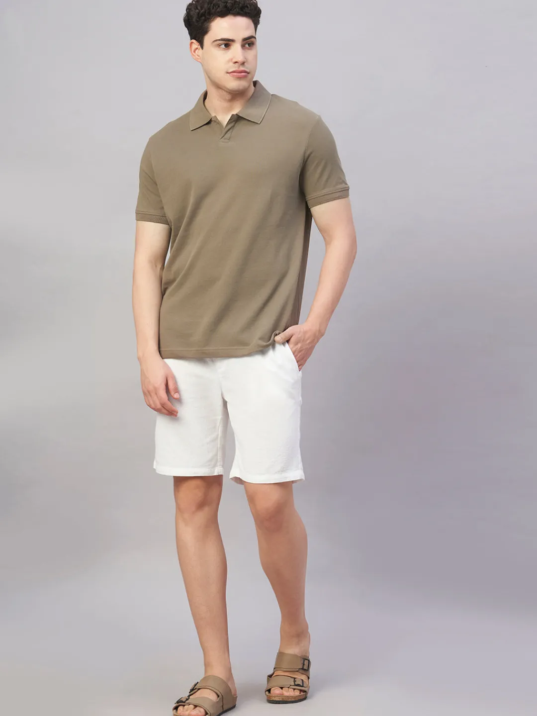 Cottonworld Regular Fit | Polo^Men's 100% Cotton Regular Fit Tshirt