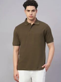 Cottonworld Regular Fit | Polo^Men's 100% Cotton Regular Fit Tshirt