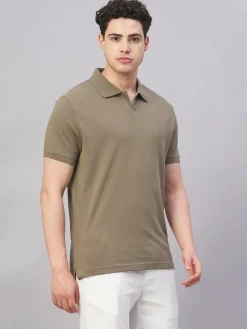 Cottonworld Regular Fit | Polo^Men's 100% Cotton Regular Fit Tshirt
