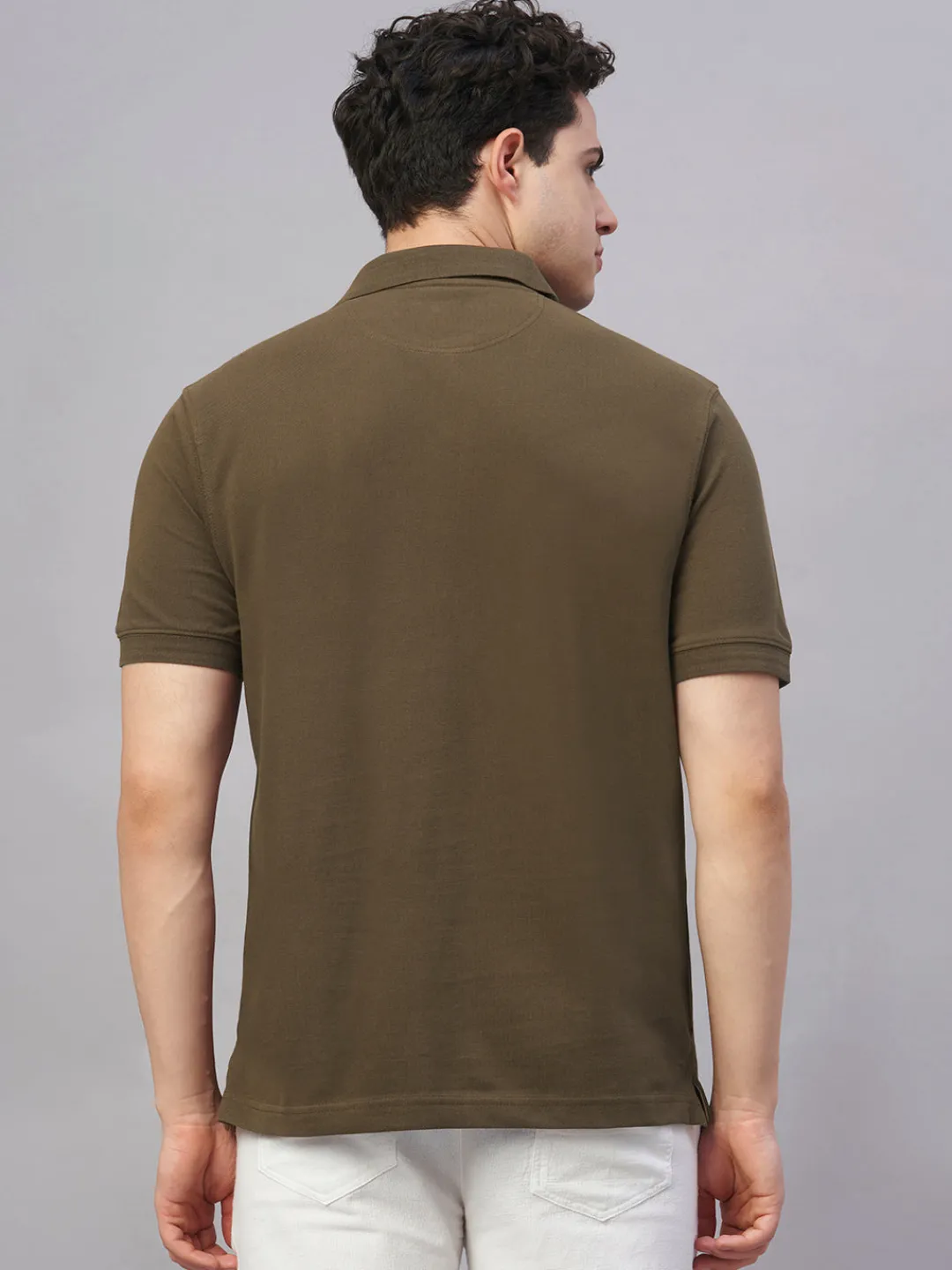 Cottonworld Regular Fit | Polo^Men's 100% Cotton Regular Fit Tshirt