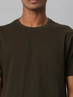 Cottonworld Basic | Round Neck^Men's 100% Cotton Regular Fit Tshirt