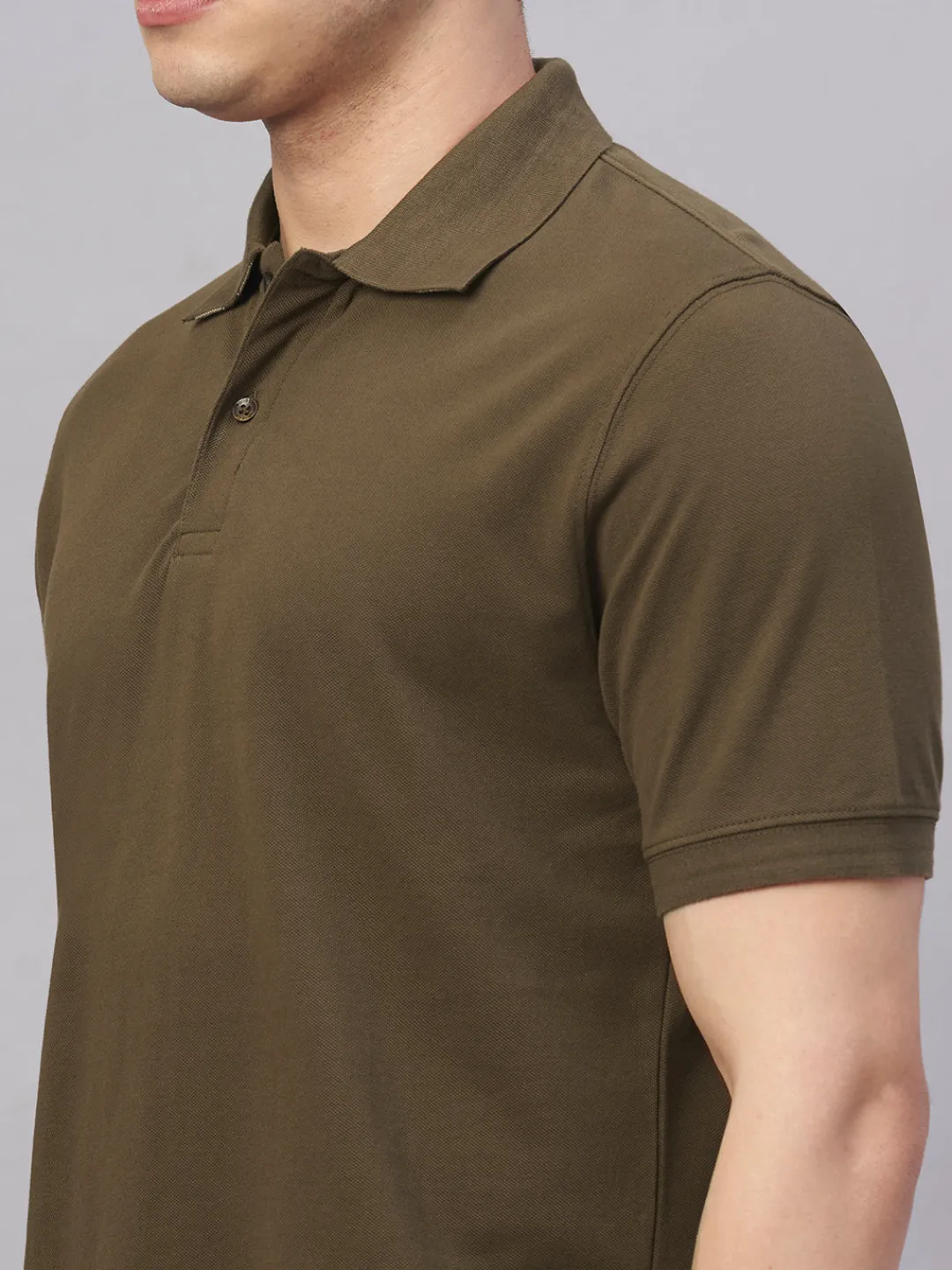 Cottonworld Regular Fit | Polo^Men's 100% Cotton Regular Fit Tshirt