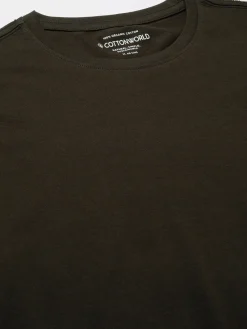 Cottonworld Basic | Round Neck^Men's 100% Cotton Regular Fit Tshirt