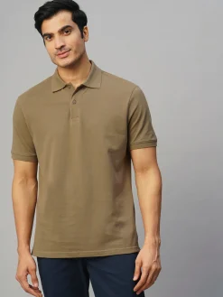 Cottonworld Regular Fit | Polo^Men's Cotton Regular Fit Tshirt