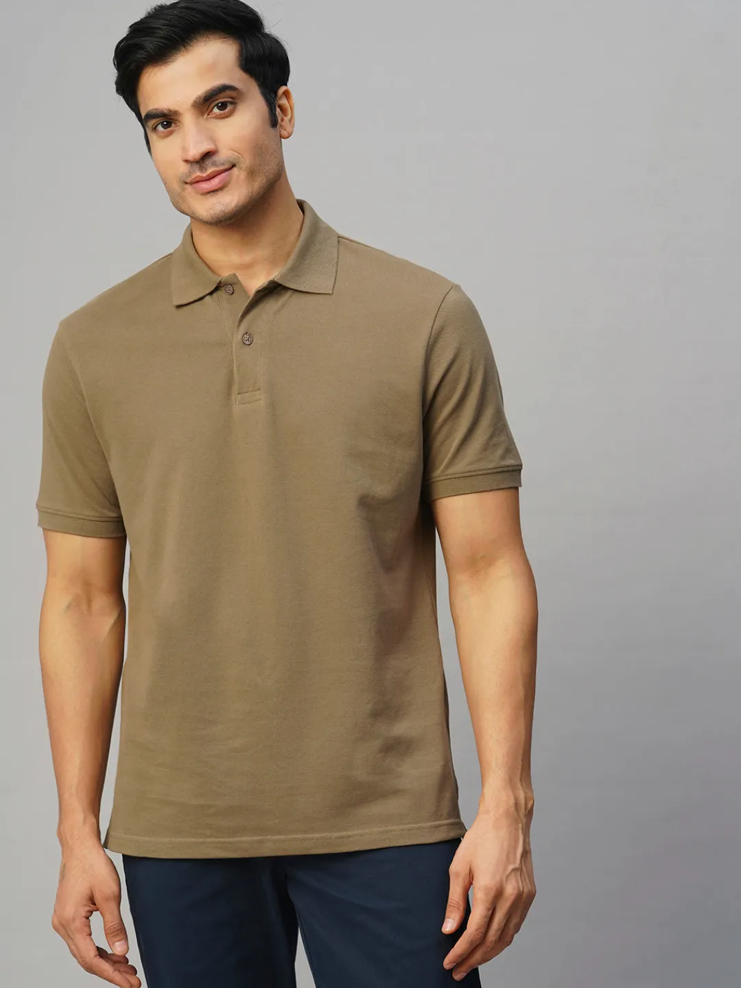 Cottonworld Regular Fit | Polo^Men's Cotton Regular Fit Tshirt