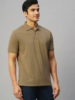 Cottonworld Regular Fit | Polo^Men's Cotton Regular Fit Tshirt