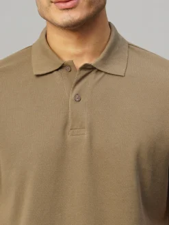 Cottonworld Regular Fit | Polo^Men's Cotton Regular Fit Tshirt