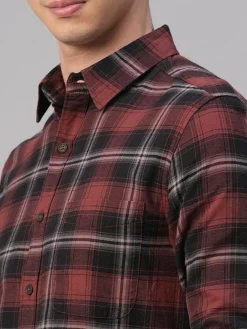Women Cottonworld Checkered | Checkered^Men's Cotton Regular Fit Shirt
