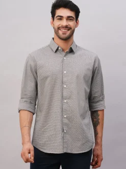 Women Cottonworld Checkered | Checkered^Men's Cotton Slim Fit Shirt