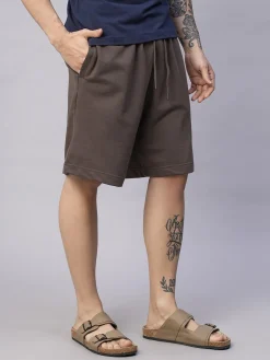 Cottonworld Men^Men's Organic Cotton Regular Fit Shorts