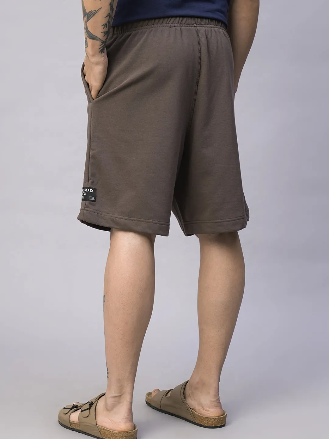 Cottonworld Men^Men's Organic Cotton Regular Fit Shorts