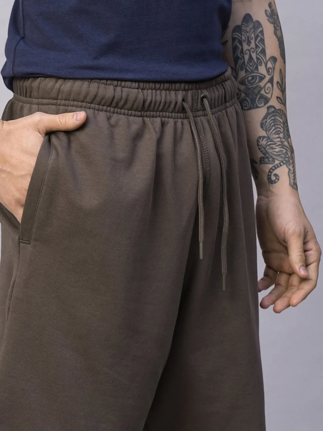 Cottonworld Men^Men's Organic Cotton Regular Fit Shorts