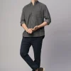 Women Cottonworld Solid | Solid^Men's Corduroy 100% Cotton Regular Fit Long Sleeved Shirt