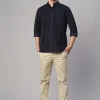 Women Cottonworld Solid | Solid^Men's Corduroy 100% Cotton Regular Fit Long Sleeved Shirt
