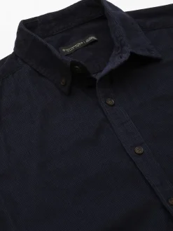 Women Cottonworld Solid | Solid^Men's Corduroy 100% Cotton Regular Fit Long Sleeved Shirt