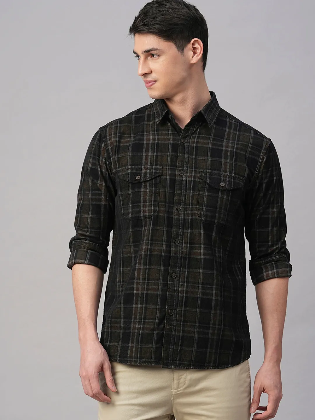 Women Cottonworld Corduroy | Corduroy^Men's Corduroy 100% Cotton Regular Fit Shirt