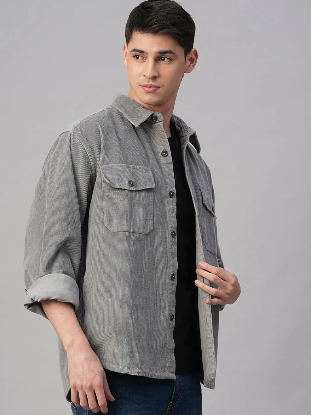 Cottonworld Jackets^Men's Corduroy 100% Cotton Regular Fit Jackets