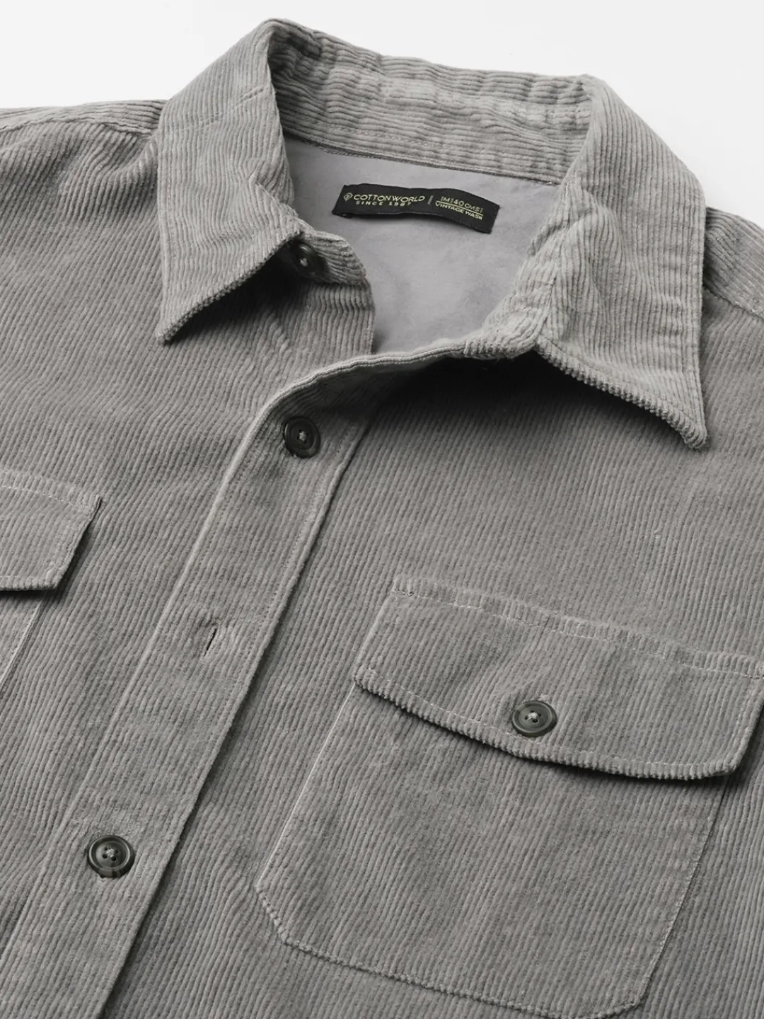 Cottonworld Jackets^Men's Corduroy 100% Cotton Regular Fit Jackets