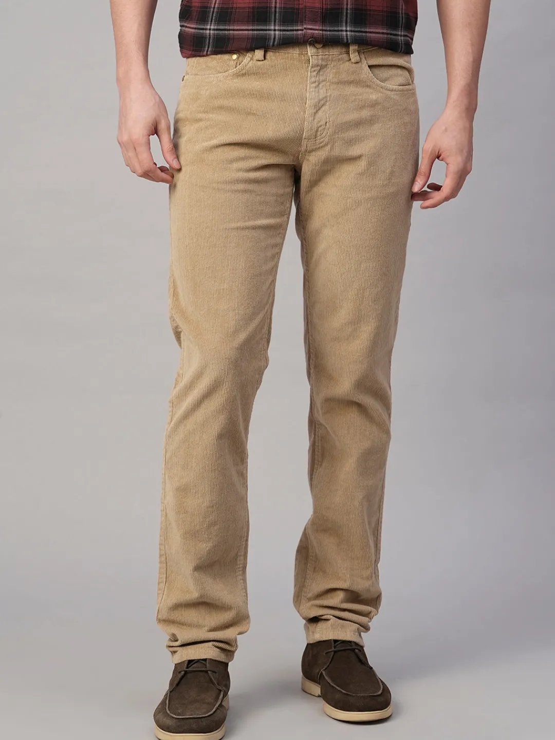Cottonworld Slim Fit | Casual^Men's Corduroy 100% Cotton Lycra Slim Fit Pant