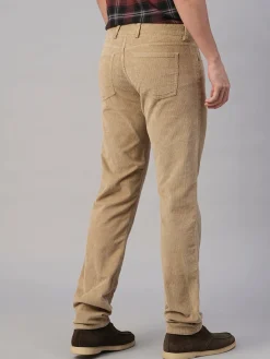 Cottonworld Slim Fit | Casual^Men's Corduroy 100% Cotton Lycra Slim Fit Pant