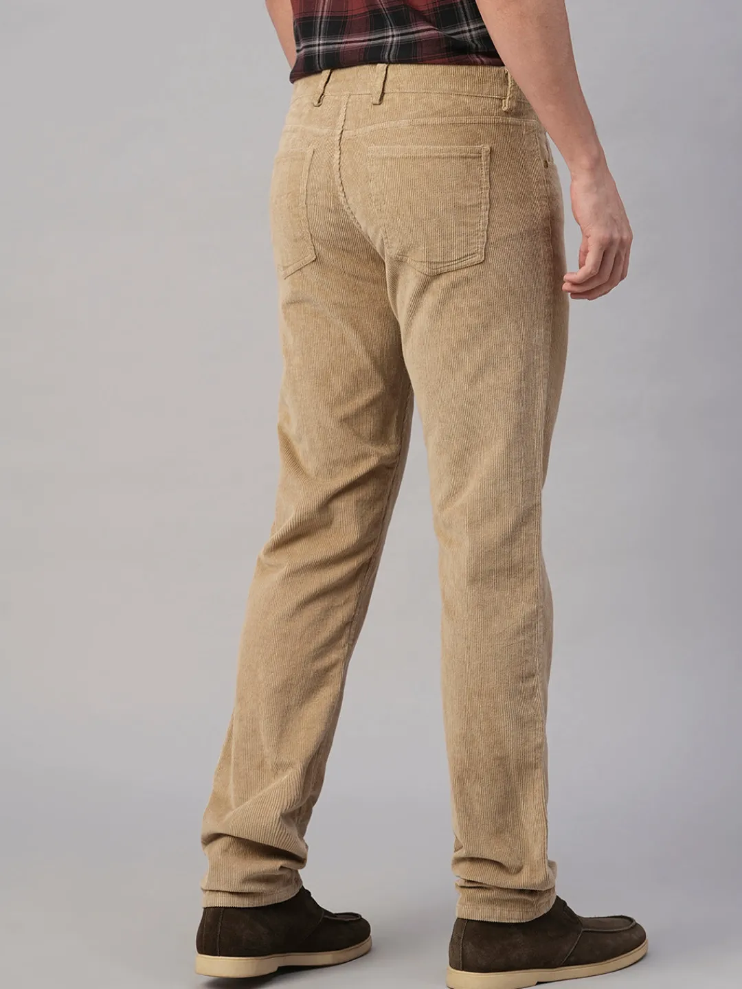 Cottonworld Slim Fit | Casual^Men's Corduroy 100% Cotton Lycra Slim Fit Pant