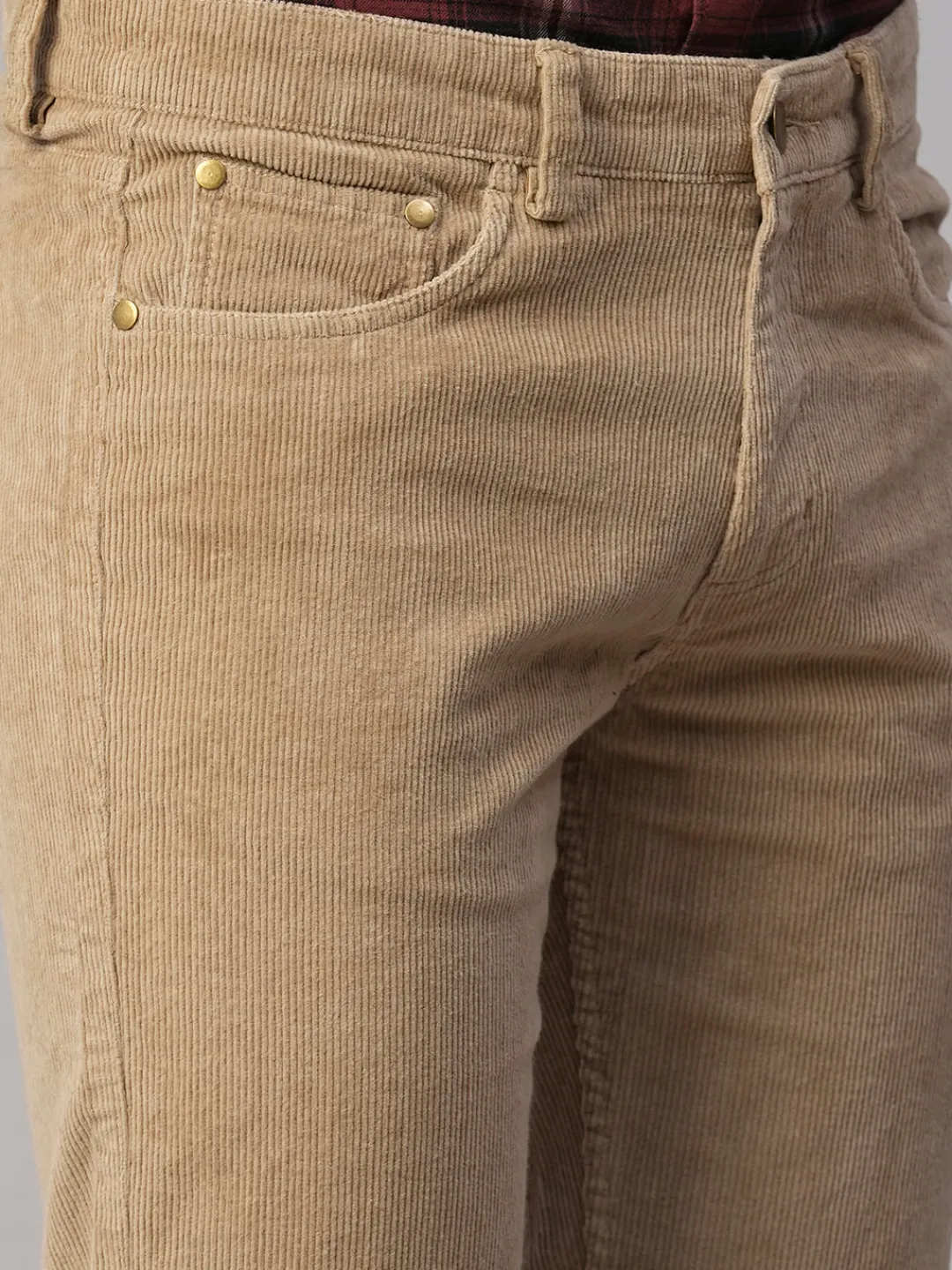 Cottonworld Slim Fit | Casual^Men's Corduroy 100% Cotton Lycra Slim Fit Pant