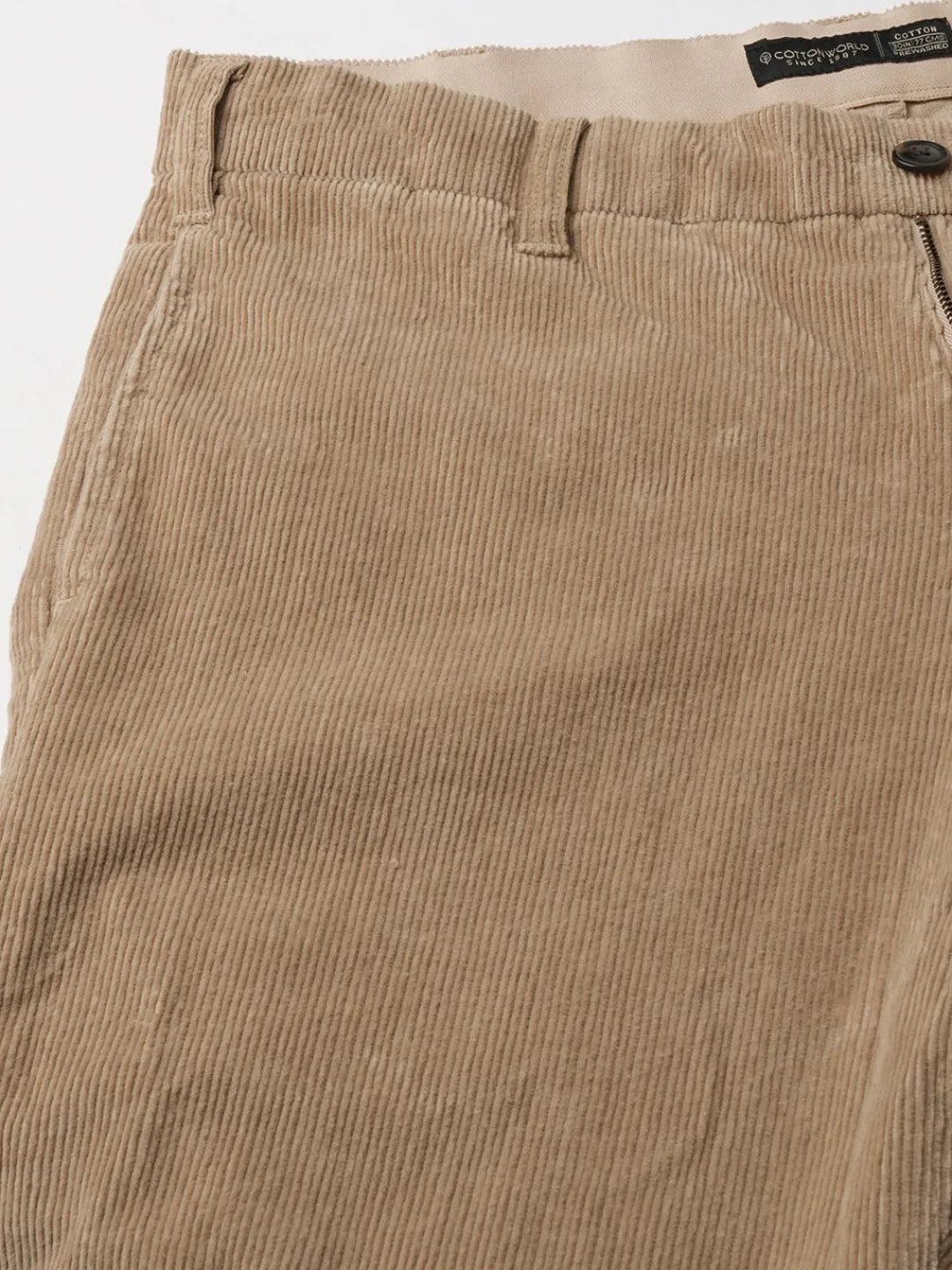 Cottonworld Regular Fit | Casual^Men's Corduroy Cotton Lycra Regular Fit Pant