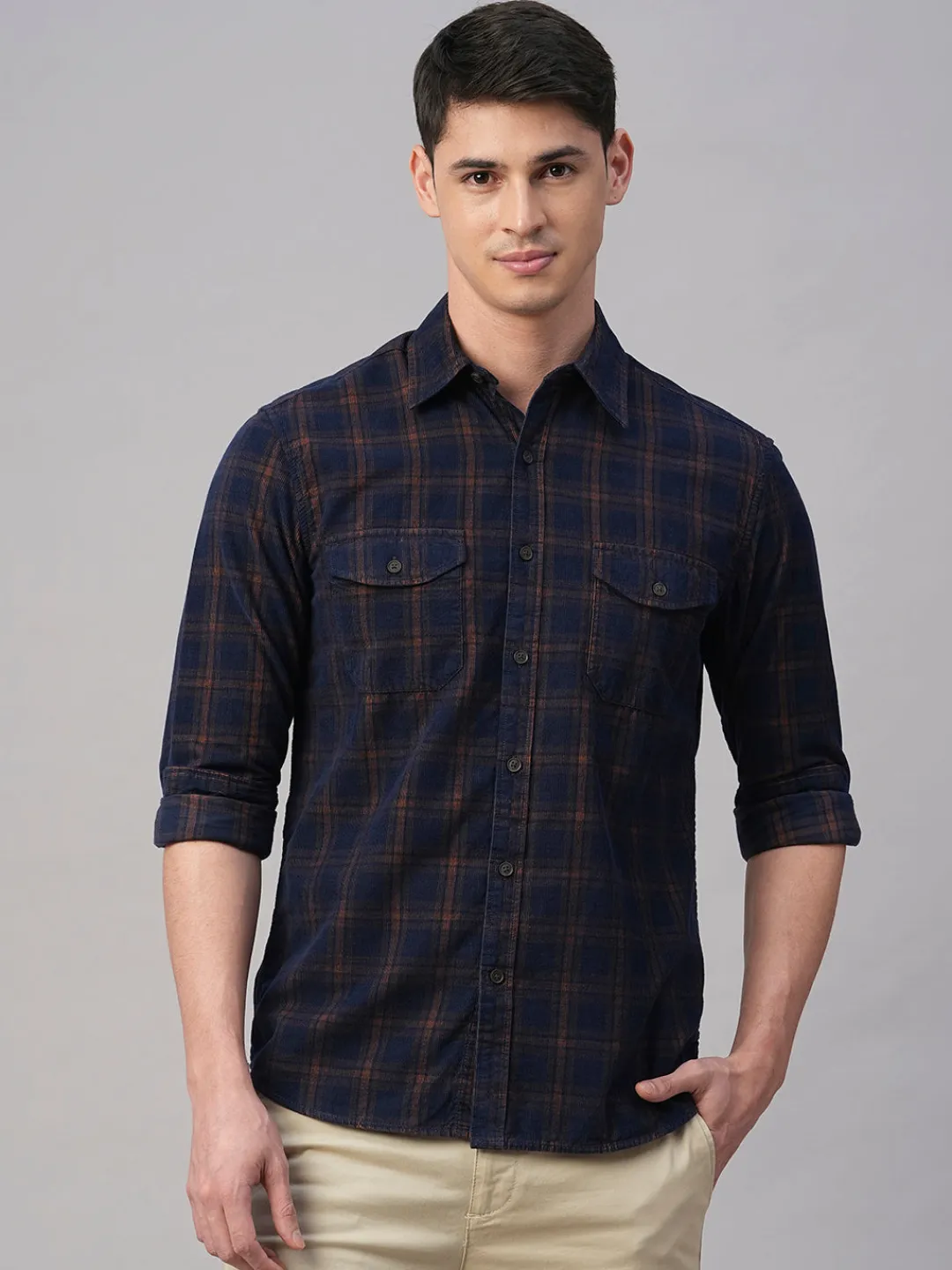 Women Cottonworld Corduroy | Corduroy^Men's Corduroy 100% Cotton Regular Fit Shirt