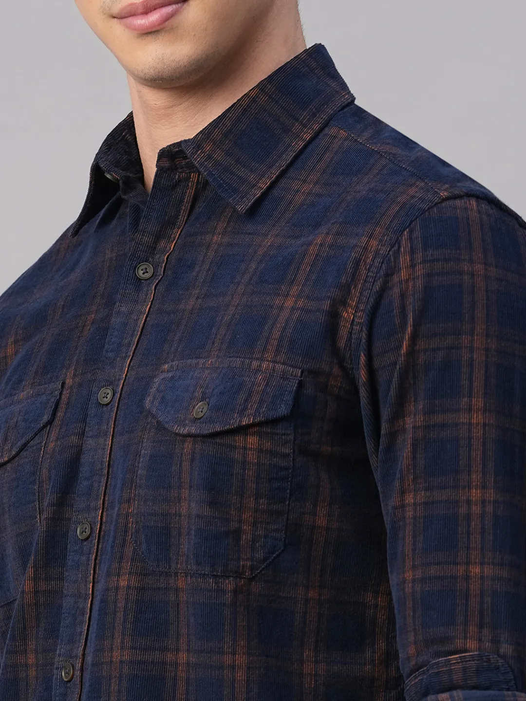Women Cottonworld Corduroy | Corduroy^Men's Corduroy 100% Cotton Regular Fit Shirt