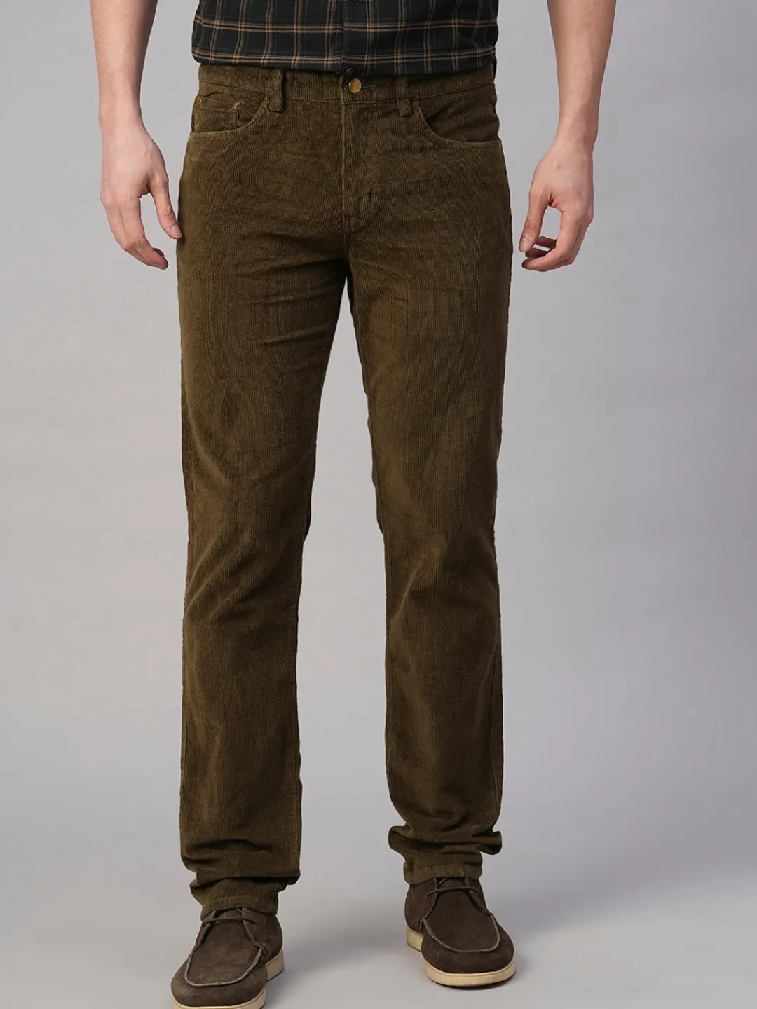 Cottonworld Slim Fit | Casual^Men's Corduroy 100% Cotton Lycra Slim Fit Pant