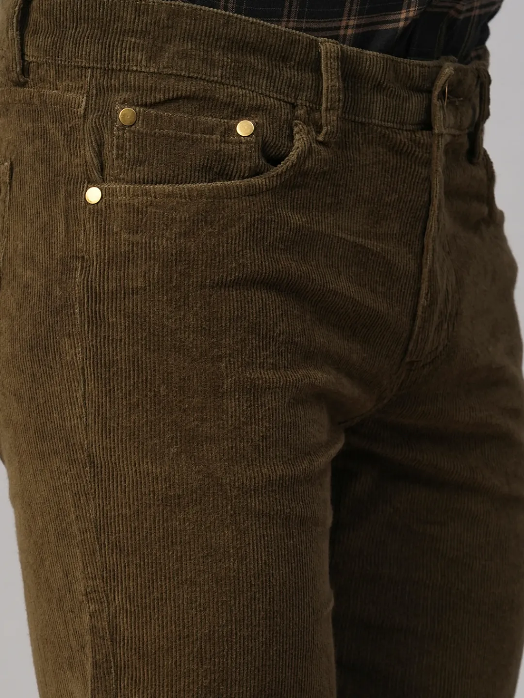 Cottonworld Slim Fit | Casual^Men's Corduroy 100% Cotton Lycra Slim Fit Pant