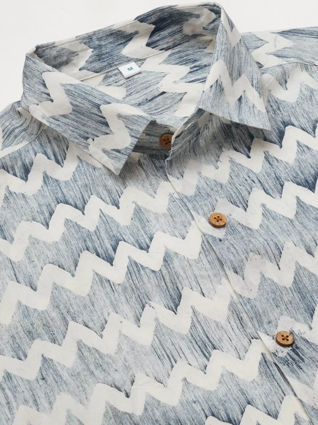 Women Cottonworld Print | Print^Men's Cotton Batik Printed Slim Fit Shirt