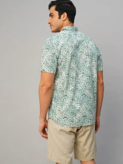 Women Cottonworld Print | Print^Men's Cotton Hand Block Printed Regular Fit Shirt