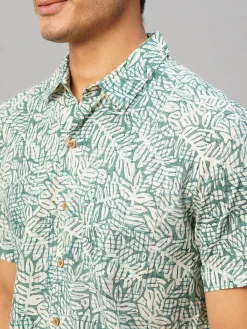 Women Cottonworld Print | Print^Men's Cotton Hand Block Printed Regular Fit Shirt