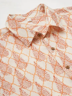 Women Cottonworld Print | Print^Men's Cotton Hand Block Printed Regular Fit Shirt