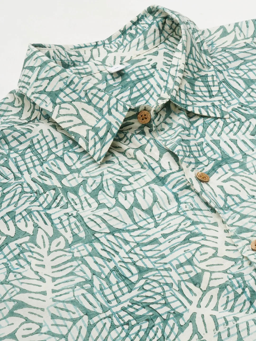 Women Cottonworld Print | Print^Men's Cotton Hand Block Printed Regular Fit Shirt