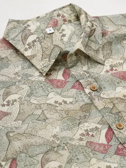 Women Cottonworld Print | Print^Men's Cotton Hand Block Printed Regular Fit Shirt