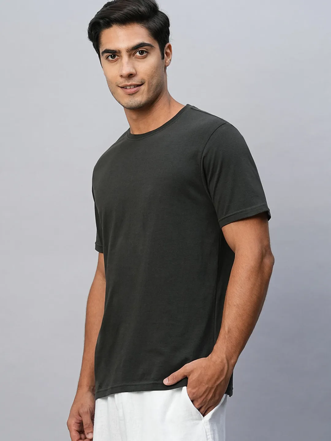 Cottonworld Regular Fit | Basic^Men's Cotton Regular Fit Tshirts